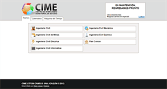 Desktop Screenshot of cime.cl