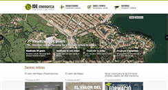 Desktop Screenshot of cartografia.cime.es