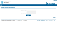 Tablet Screenshot of intranet.cime.es